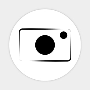 Camera vector icon. Magnet